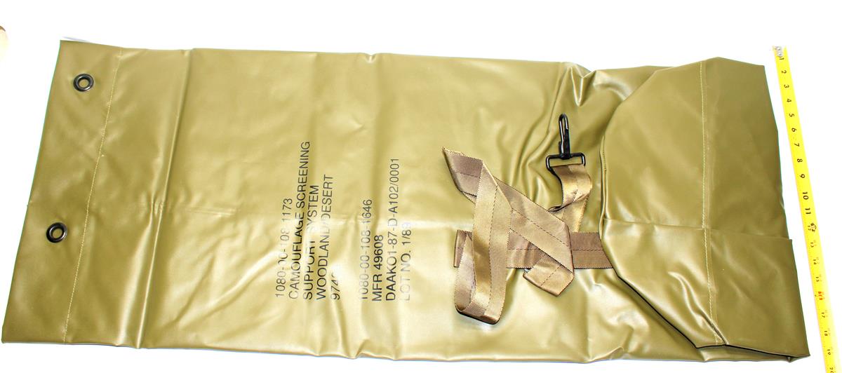 Woodland and Desert Camouflage Screening Support Carrying Case